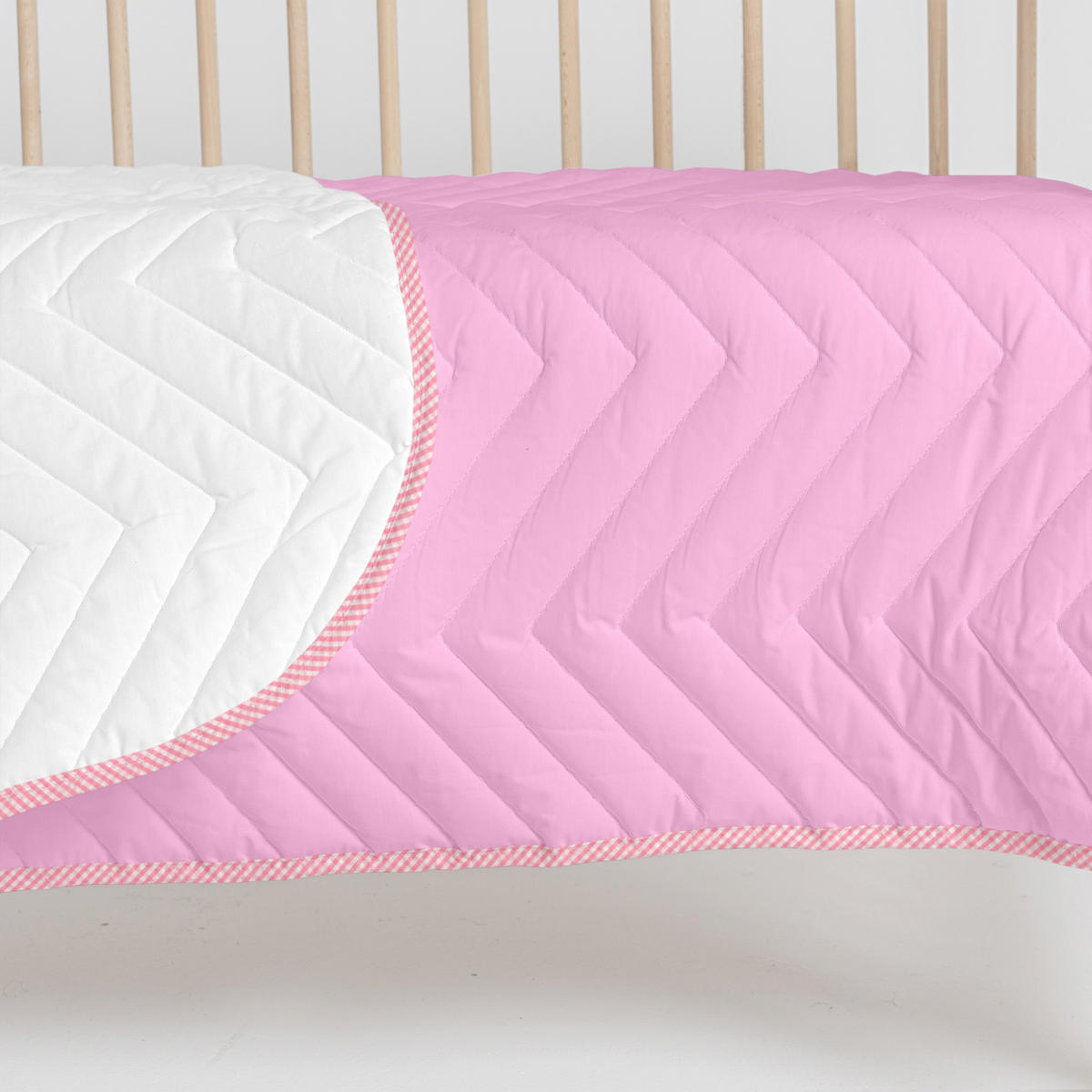 TAGESDECKE arista 100x130 cm (kinderbett) rosa - Pink, Textil (100/130cm) - Happy Friday