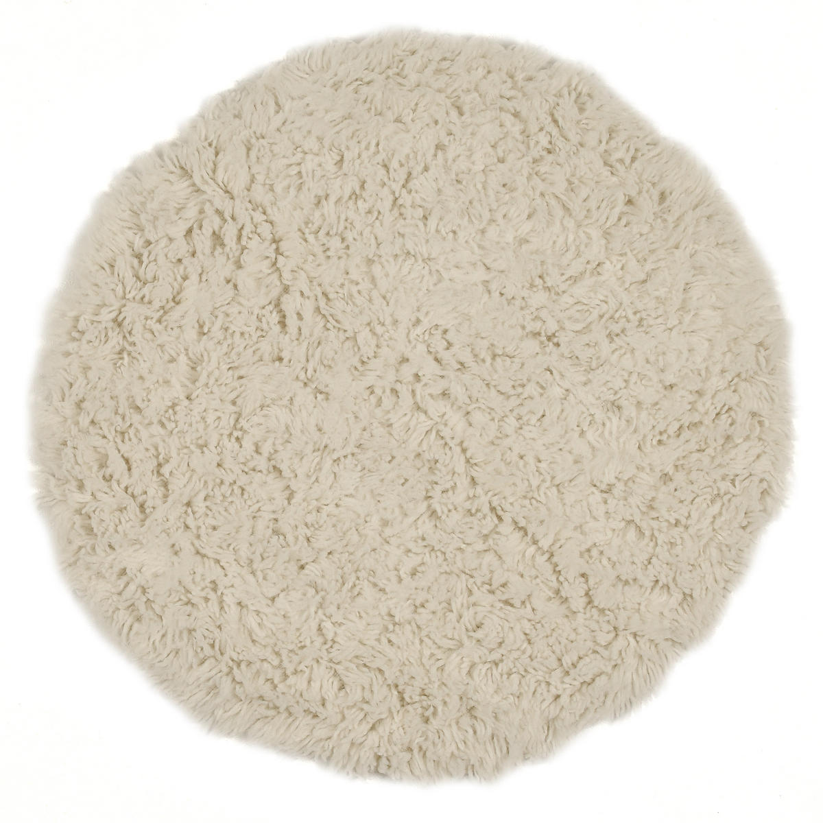 TEPPICH Luxus Flokati 2500 75x75 cm - Champagner, Textil (75/75cm) - Rug and Roll