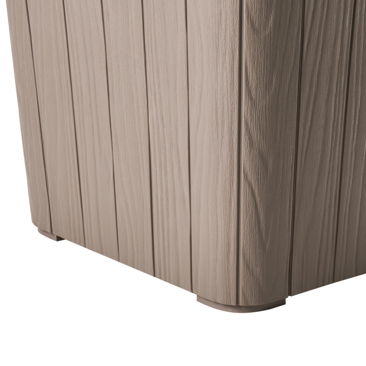ÚLOŽNÝ BOX 40/40 cm Taupe - šedohnědá, plast (40/42/40cm) - Beliani