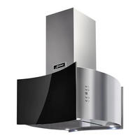 DUNSTABZUGSHAUBE AI 7418 Eco 70 cm Schwarz - Schwarz, Glas (70/98.5/60cm) - Kaiser Küchengeräte