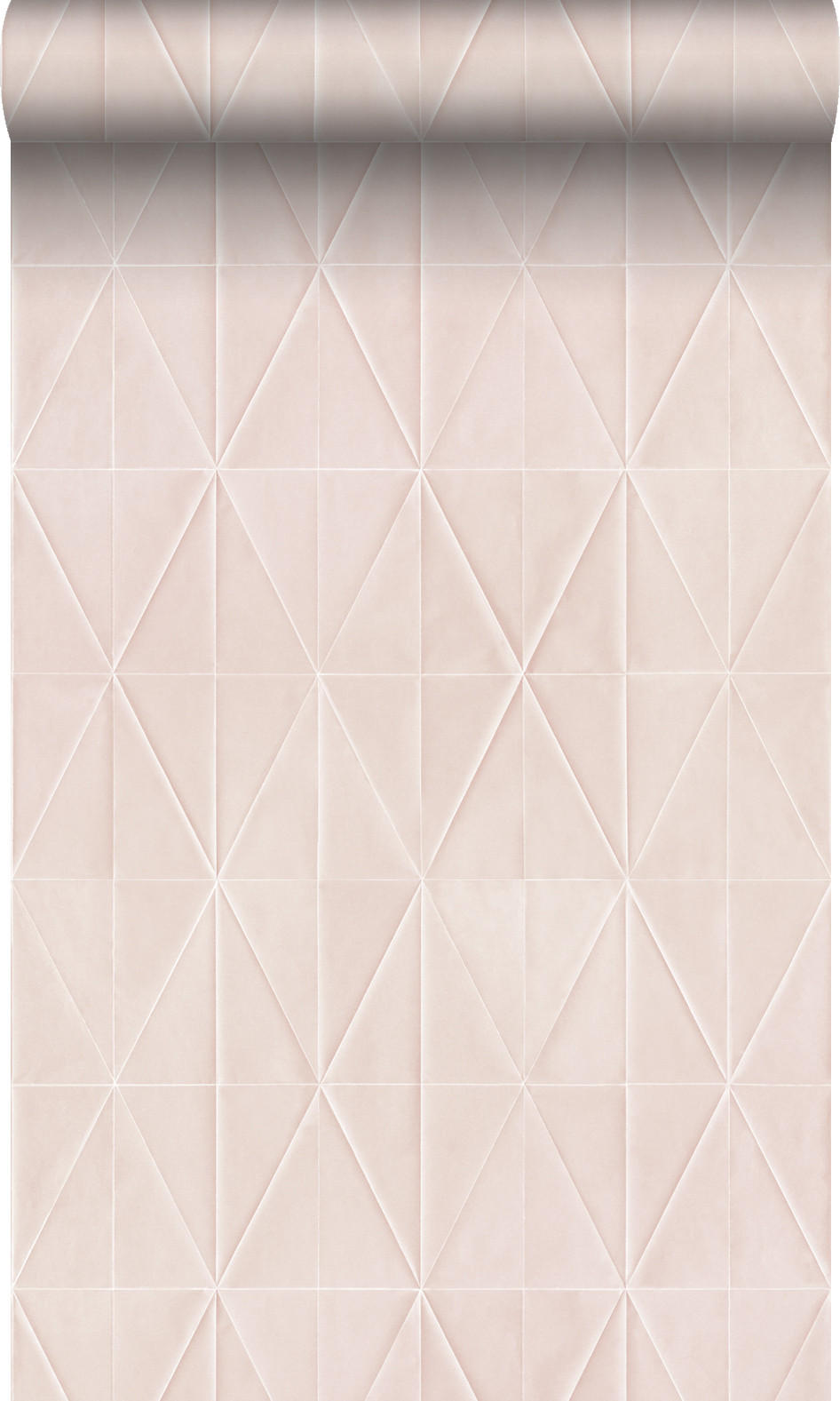 TAPETE Origami-Muster 53 cm x 10.05 m - Pink, Papier (53/1000cm) - Origin Wallcoverings