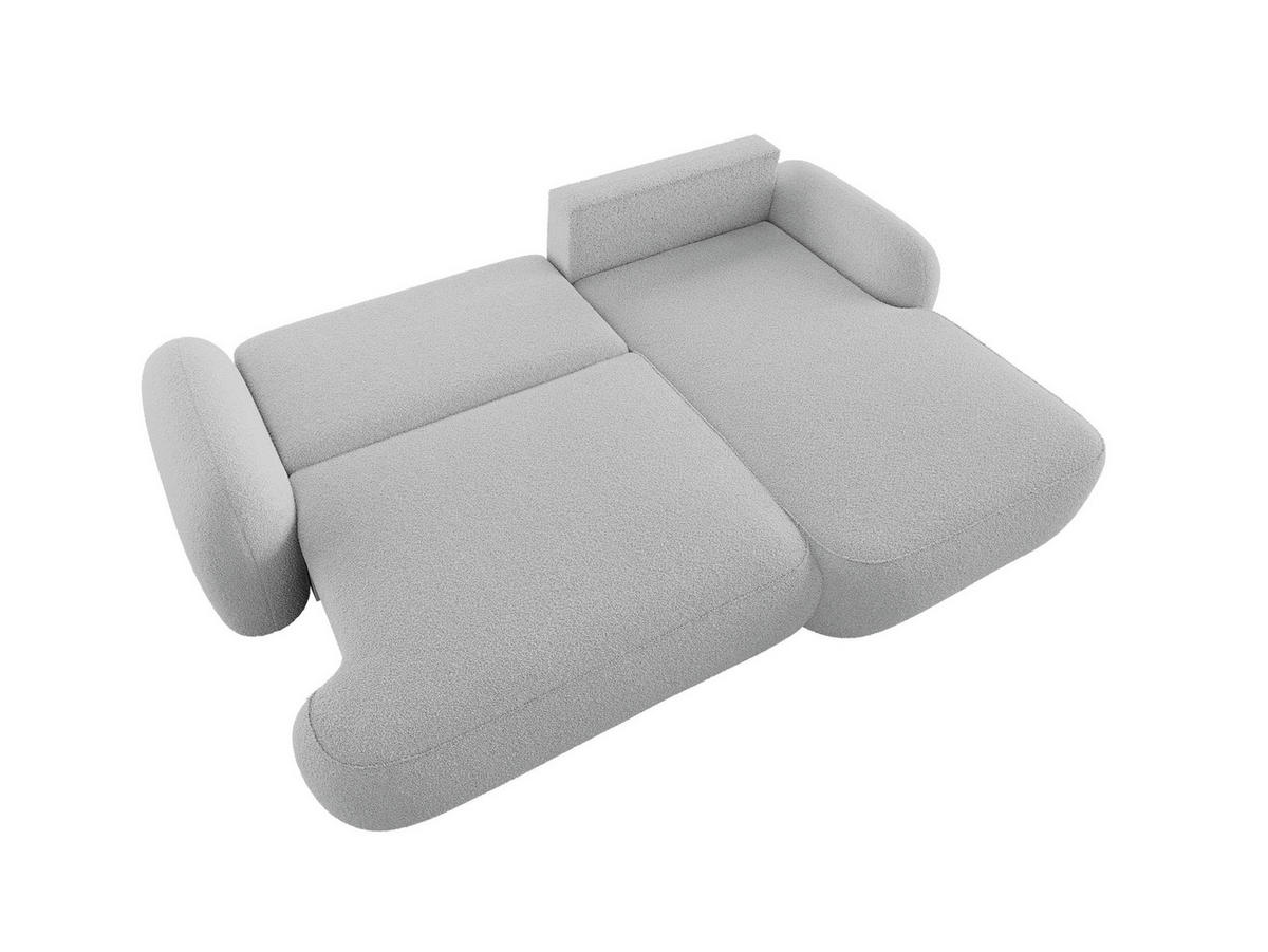 ECKSOFA MOLLY L Rechts QUELLE 05 mit Schlaffunktion - Grau, Textil (275/175cm) - Bedante