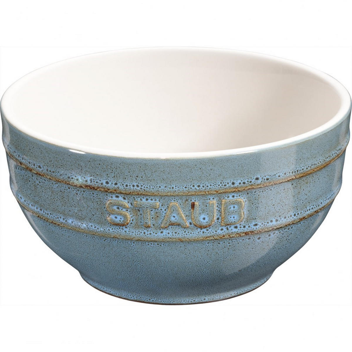 SCHÜSSEL Türkis 14/14/7.5 cm 405081470 - Türkis, Keramik (14cm) - Staub