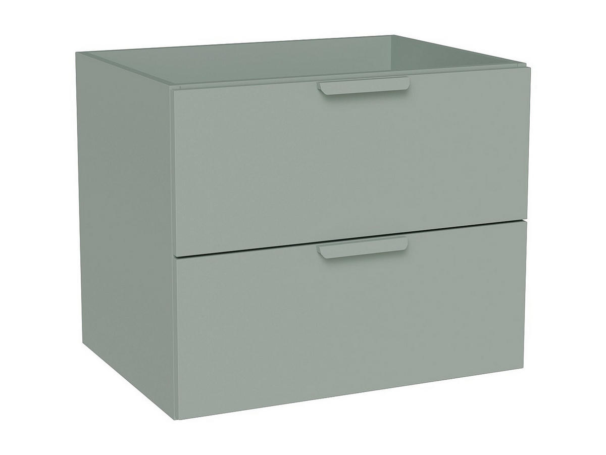WASCHBECKENUNTERSCHRANK - 60 cm x 46 cm - holz - mandelgrün Avoreli - Grün, Holz (60/50/46cm) - Vente-Unique