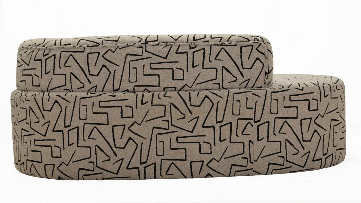 3-SITZER Sofa polyester Nairobi - - Multicolor, Holzwerkstoff/Kunststoff (176/69/91.5cm) - Pasmara