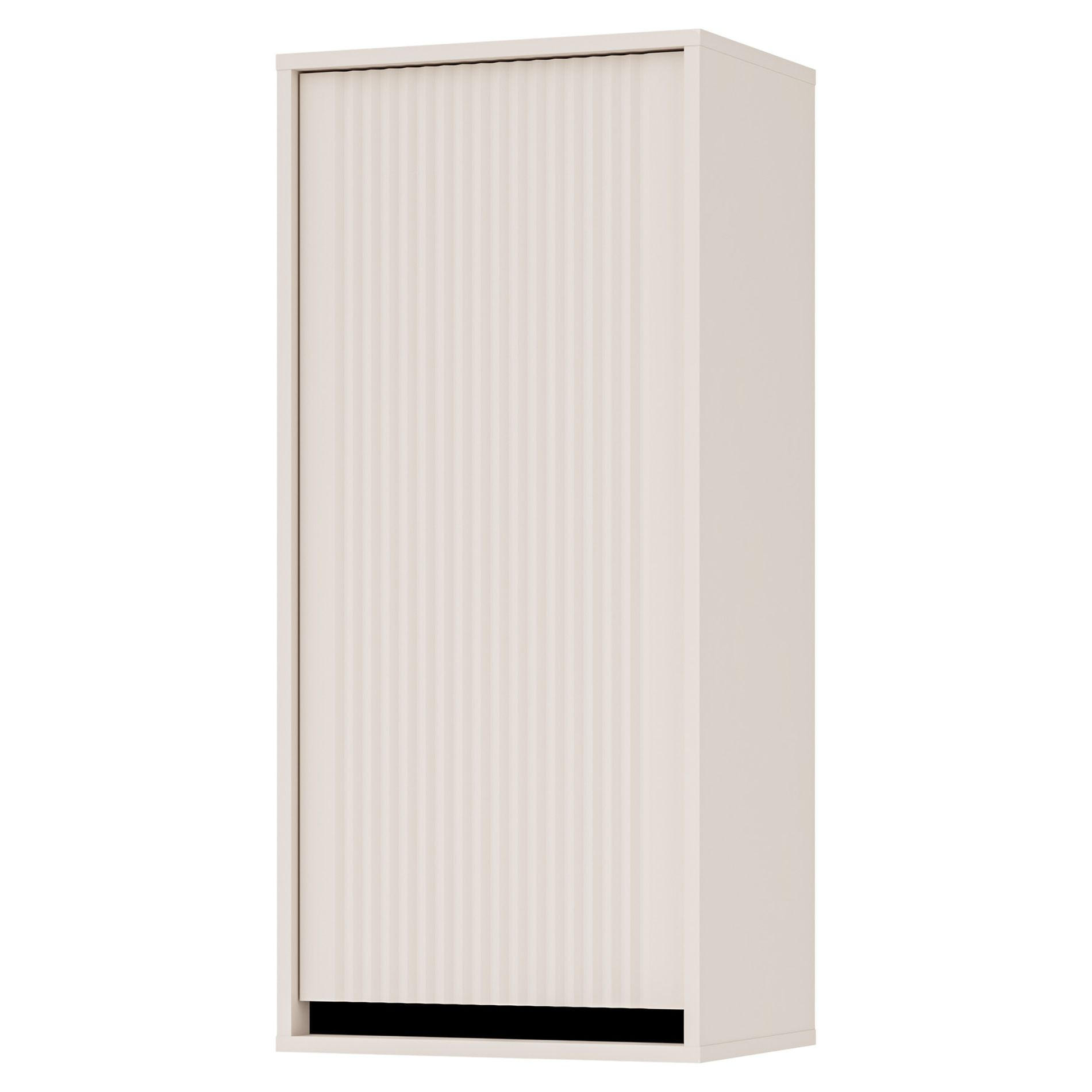 HÄNGESCHRANK Osaka Sandbeige 46 cm - Beige/Schwarz, Holzwerkstoff (45.8/100/32cm) - Selsey