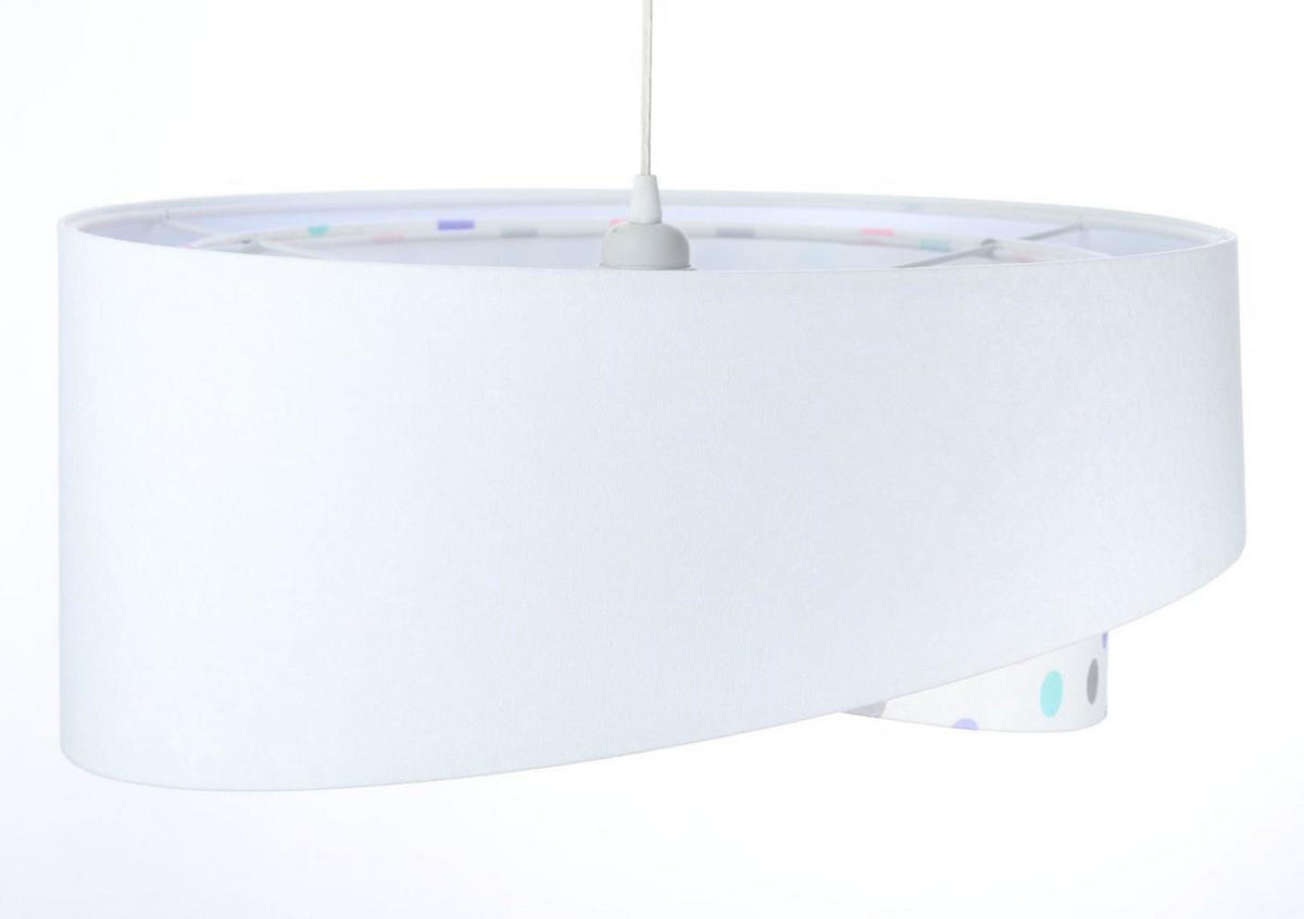 HÄNGELEUCHTE Weiß 50/23 cm - Weiß, Kunststoff (50/1/23cm) - ONZENO