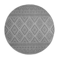 OUTDOORTEPPICH 80/80 cm Vermont 184 - Anthrazit, Kunststoff (80/80cm) - Paco Home