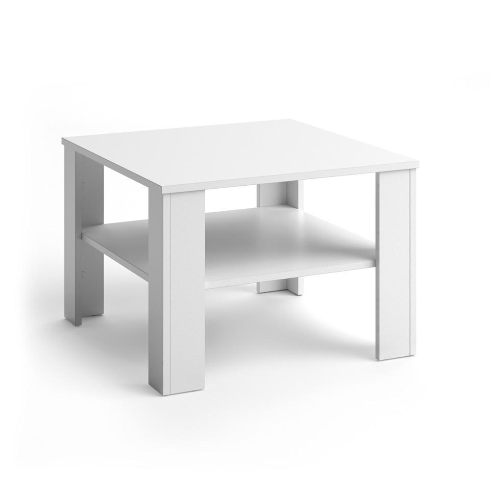 COUCHTISCH Homer Weiß 60 x 60 cm - Weiß, Holzwerkstoff (60/60/42cm) - Vicco