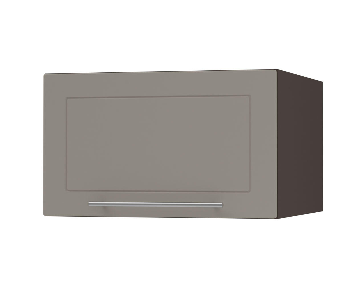 Feldmann-Wohnen Klapphängeschrank Beige, Dunkelgrau 60x36x59 cm