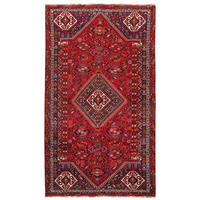 TEPPICH Gashgai Rot 290/167 cm Schurwolle - Rot, Textil (167/290cm) - Looma