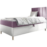 KINDERBETT MAYA 1 - Lila/Weiß, Holzwerkstoff (102/208cm) - Meblini