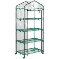 FOLIENGEWÄCHSHAUS, Stahl, Transparent - Transparent, Metall (50/165/69cm) - Outsunny