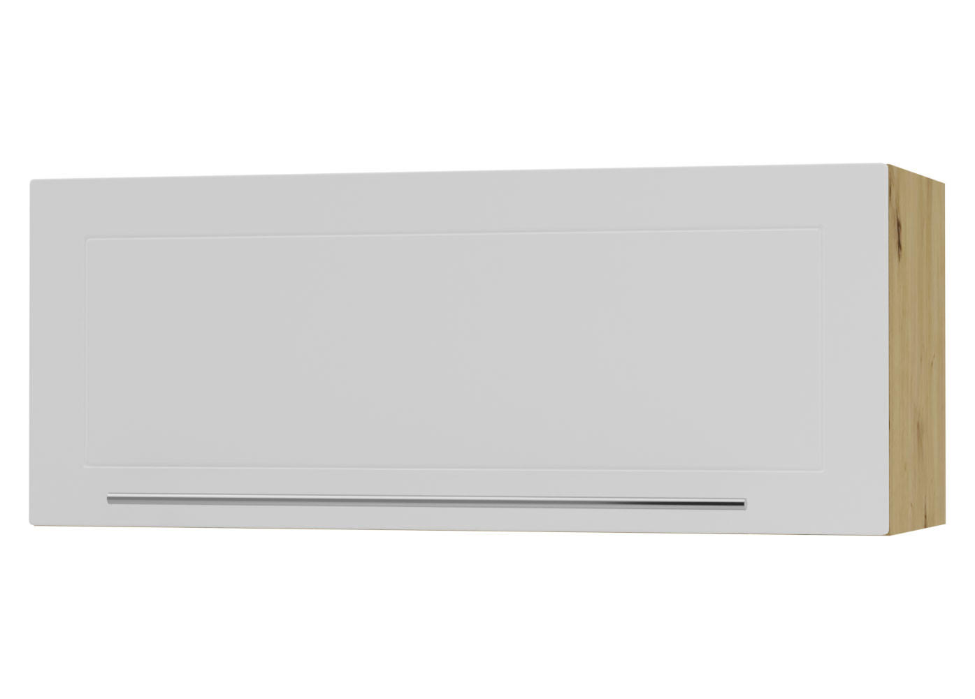 Feldmann-Wohnen Klapphängeschrank Weiß, Eiche Artisan 90x36x32.5 cm
