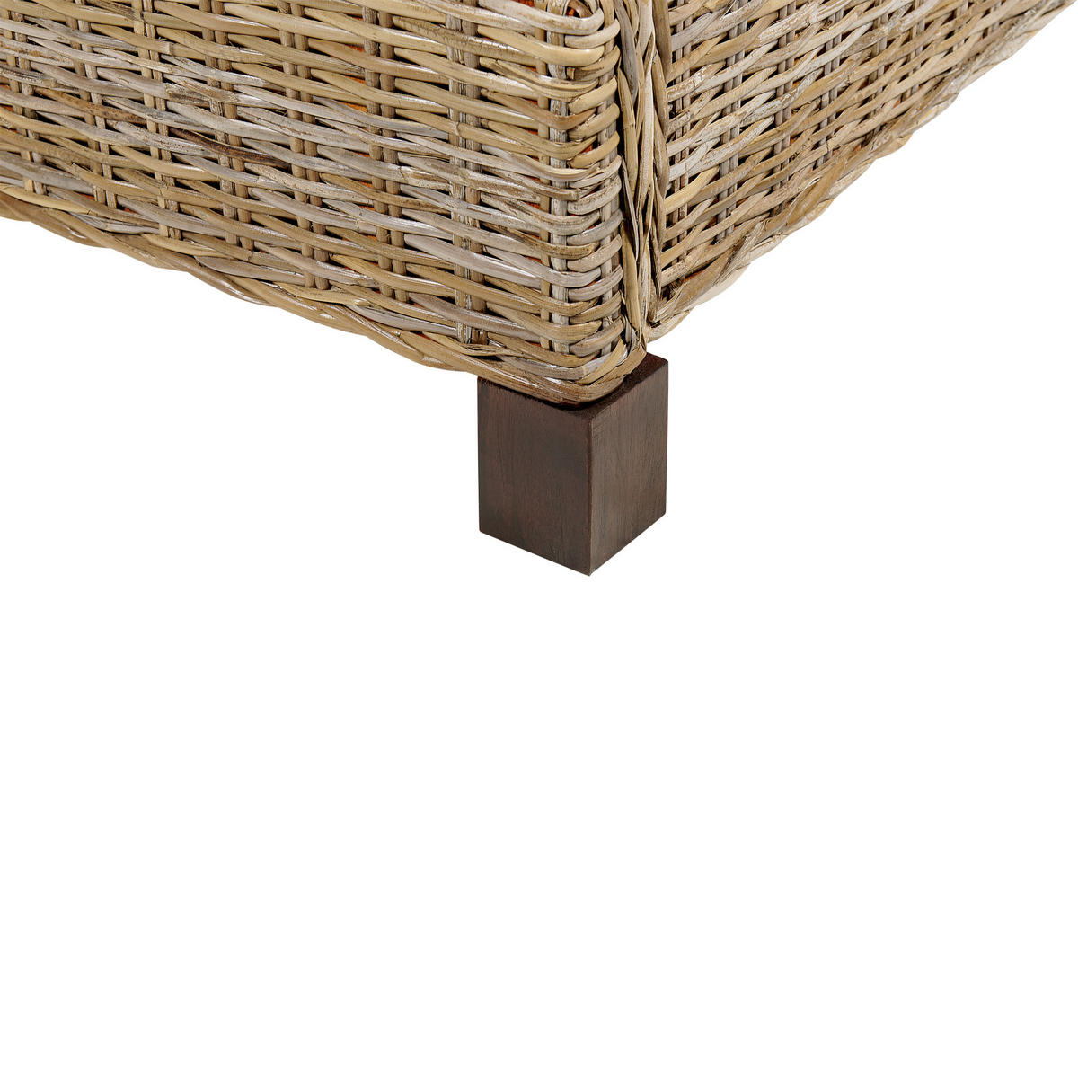 BETT mit Lattenrost 180/200 cm Rattan Naturfarben Salbris - Naturfarben, Naturmaterialen (180/200cm) - Beliani