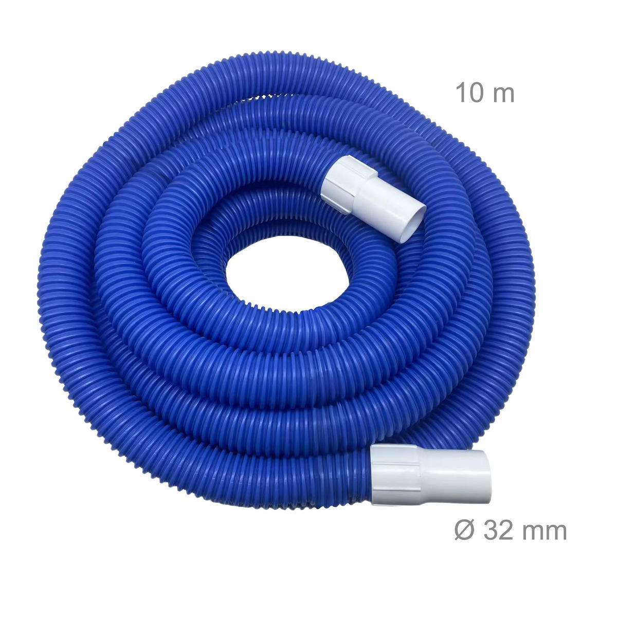 POOLSCHLAUCH - Blau, Kunststoff (3.2cm) - Relaxdays