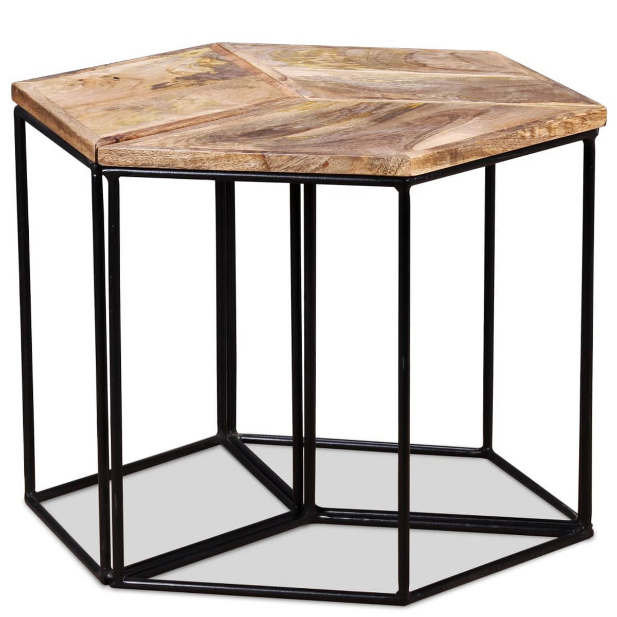 COUCHTISCH Massivholz Mango 56x48x40 cm - Braun, Holzwerkstoff (56/48/40cm) - furnicato