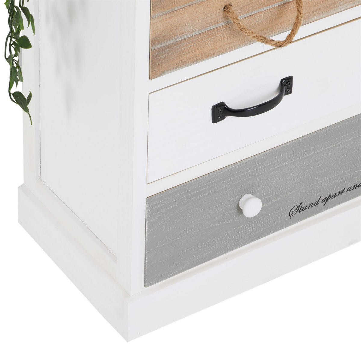KOMMODE SALVA - Weiß, Holz (58/63/27cm) - CARO-Möbel