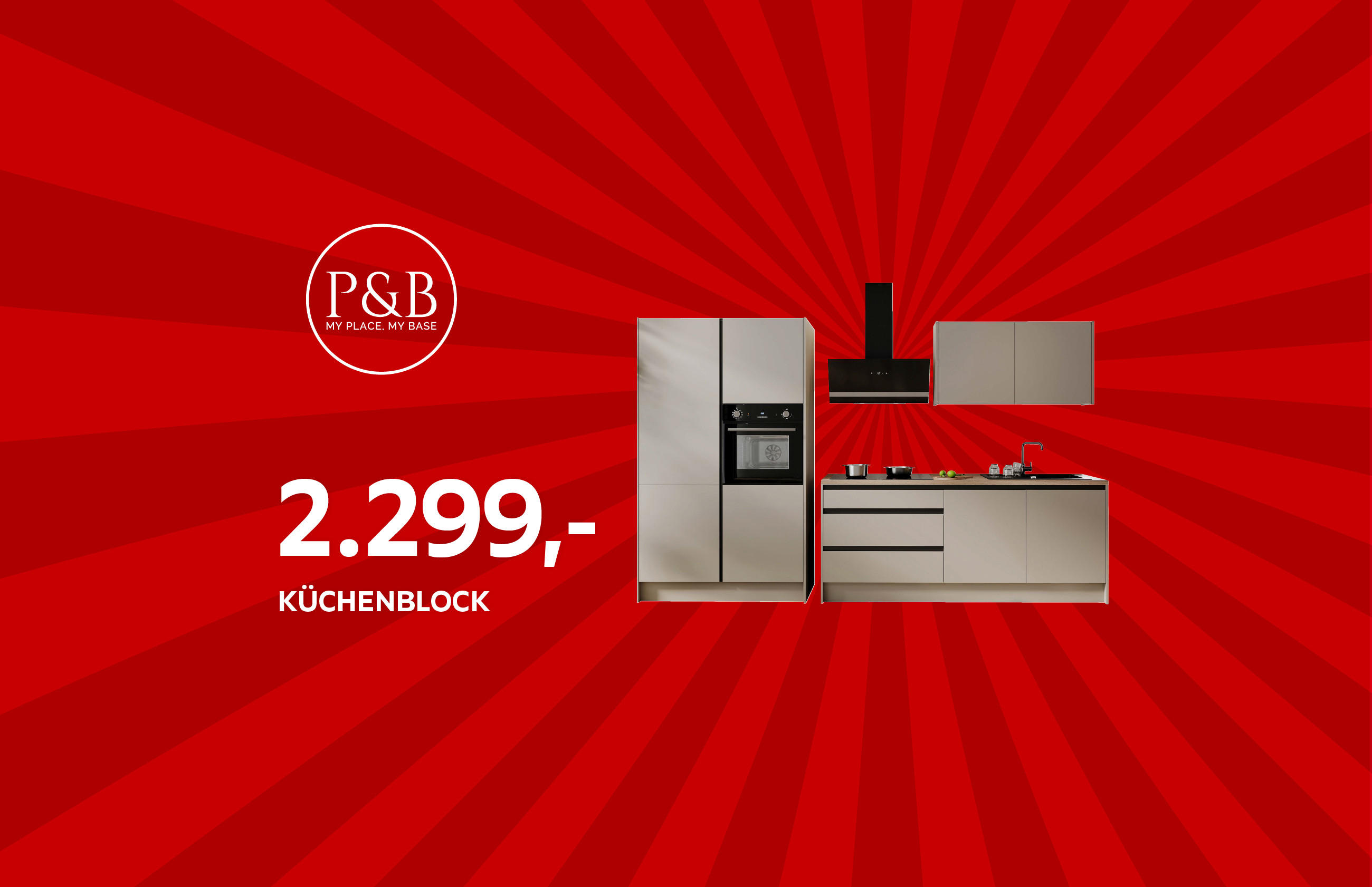 P&B My Place. My Base 2.299,- Küchenblock