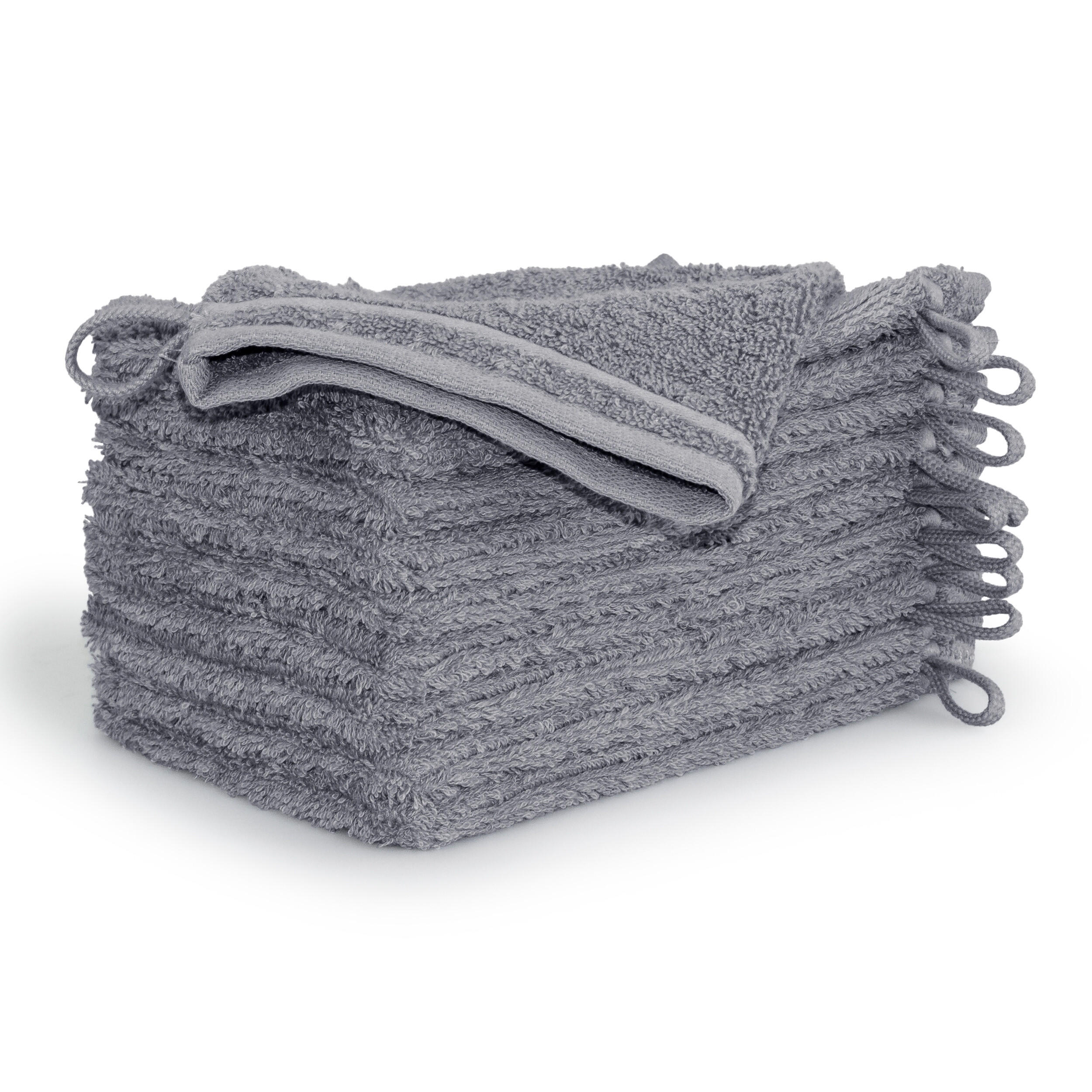WASCHHANDSCHUHSET NEW CLASSIC 10-TLG - Grau, Textil (15/20cm) - MÖVE