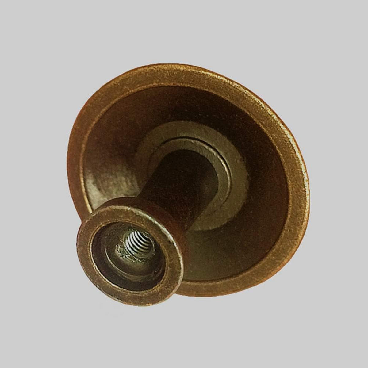 MÖBELKNOPF Vintage Blume Messing 35 mm 10er-Set Bronze Antik - Multicolor, Metall (3.5/2.6/3cm)