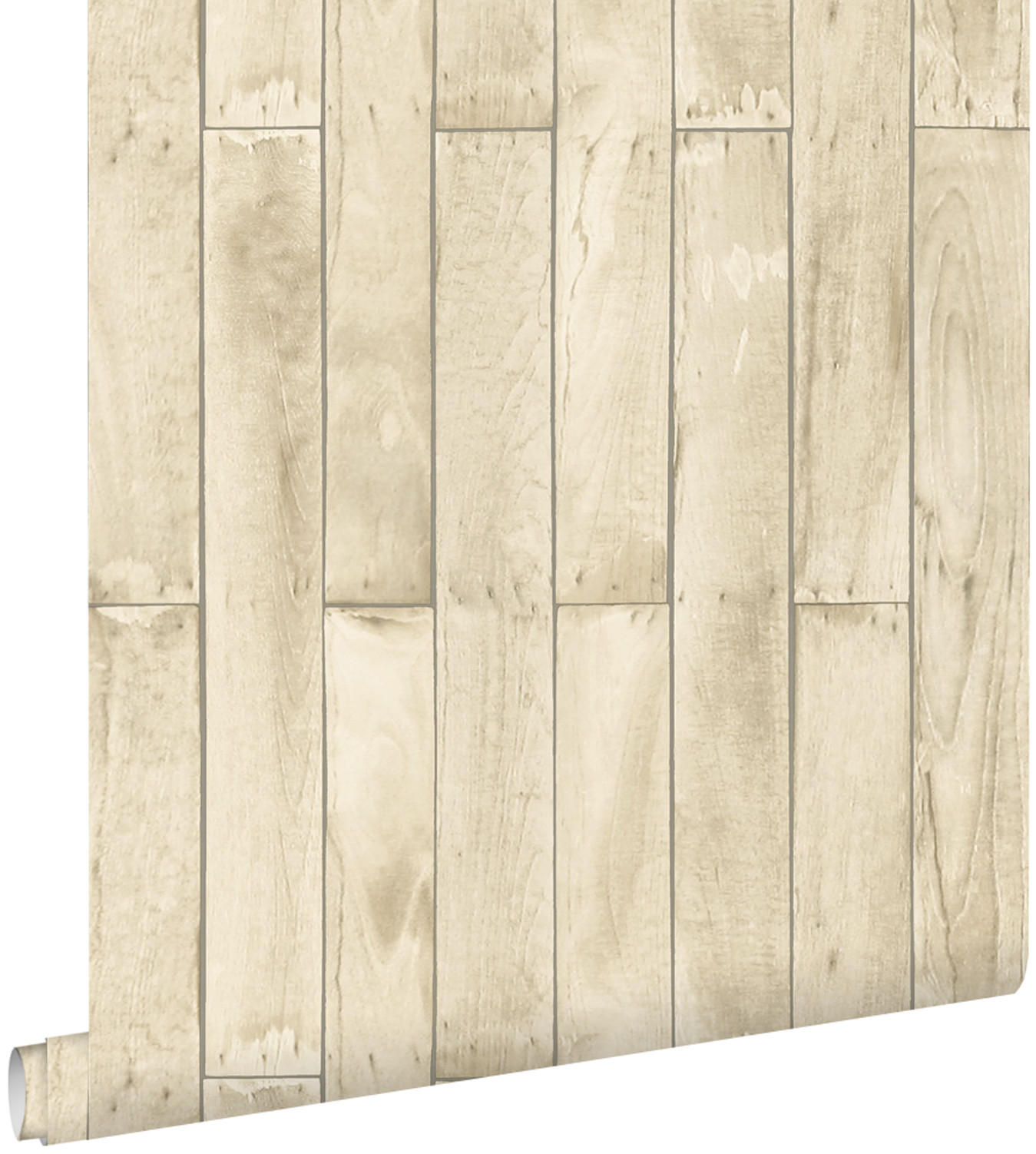 TAPETE Holzoptik 53 cm x 10.05 m - Beige, Papier (53/1000cm) - ESTAhome
