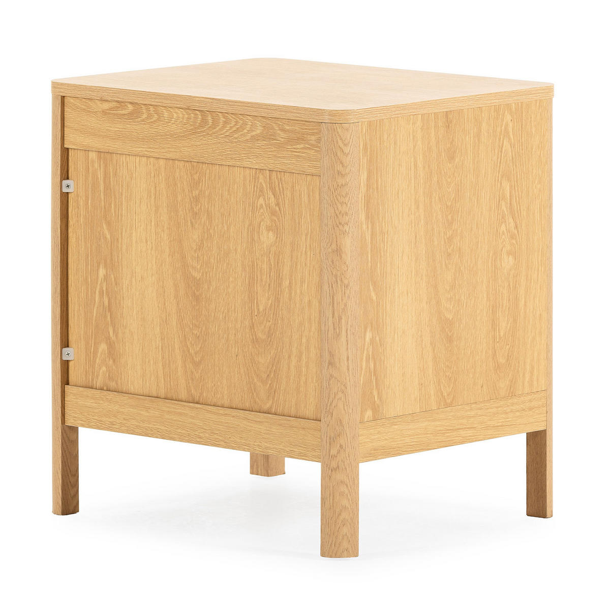 NACHTTISCH Nassau 2 schubladen Eichenfarbe/grün - Grün, Holzwerkstoff (45/50/40cm) - VS Venta-stock