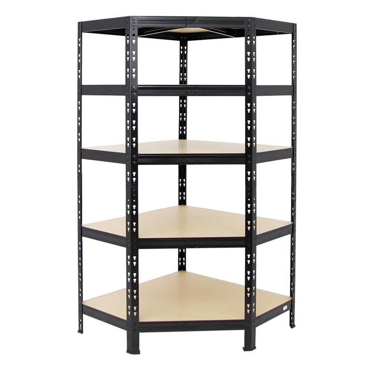 ECKREGAL Tiger 2er-Set mit Schwerlastregal 180x90x45 cm Fachlast 175 + 265 kg Schwarz - Schwarz, Metall (90/180/45cm) - PROREGAL