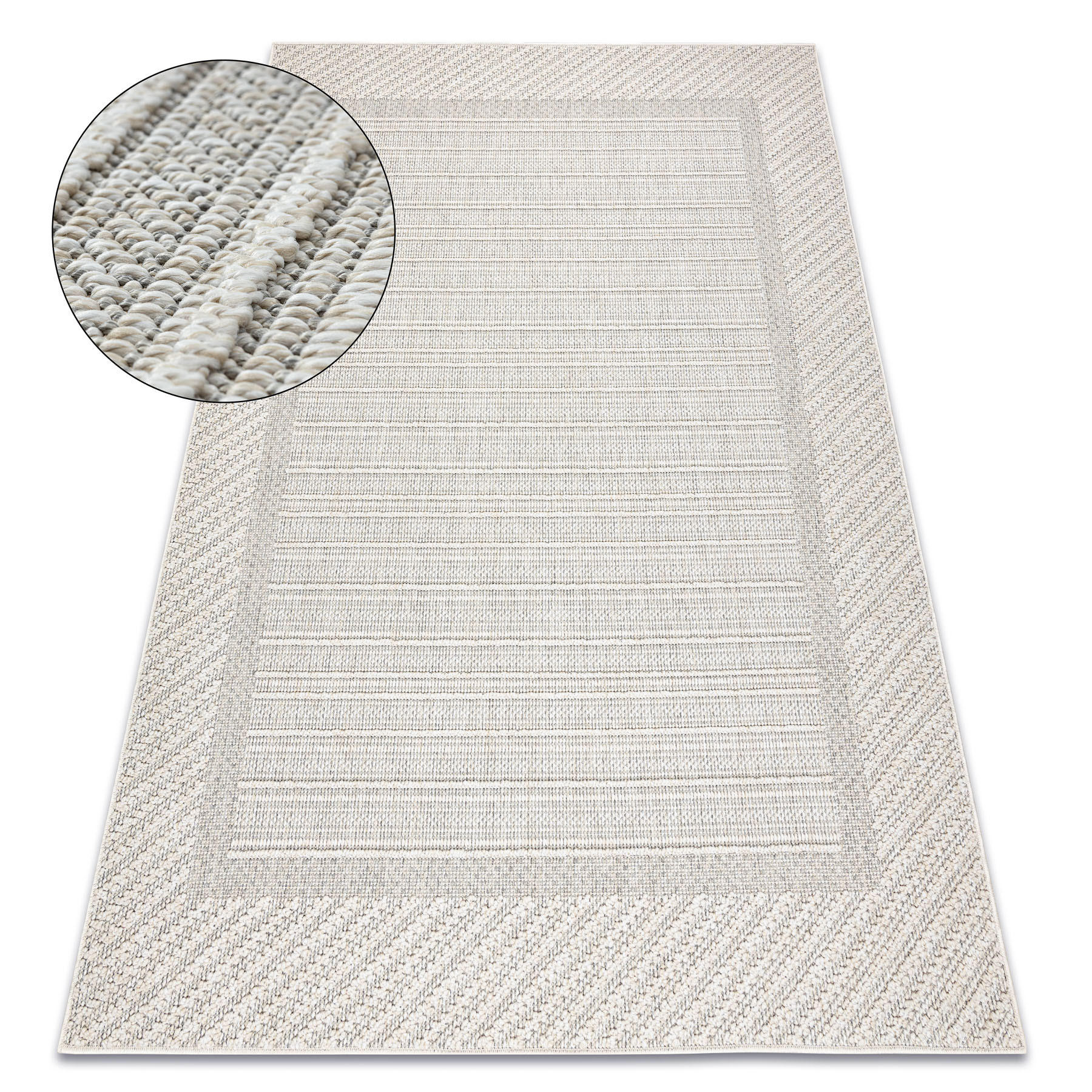TEPPICH Origi 60/100 cm - Grau, Textil (60/100cm) - rugsX