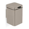 KOSMETIKEIMER - Beige, Kunststoff/Metall (16/24/22cm) - Relaxdays