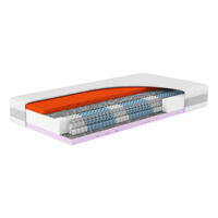 TASCHENFEDERKERN-MATRATZE "Sleep Balance TFK", H3/H4, 80 x 200 cm, Höhe: ca. 24 cm - Weiß, Textil (80/200cm) - Hn8 Schlafsysteme
