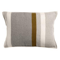 RECYCELTES JACQUARD-KISSEN Gioia perlweiß 40 x 65 cm - Hellgrau, Textil (40/65cm) - Vivaraise