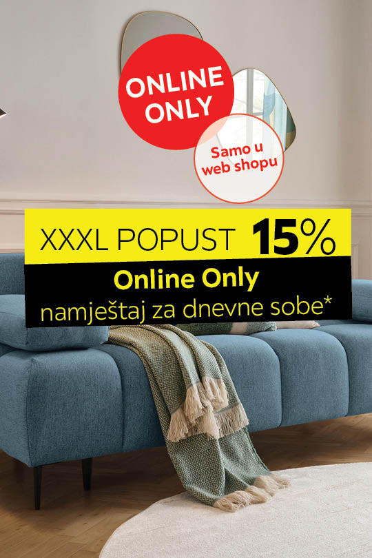 15% na Online Only namještaj za dnevne sobe
