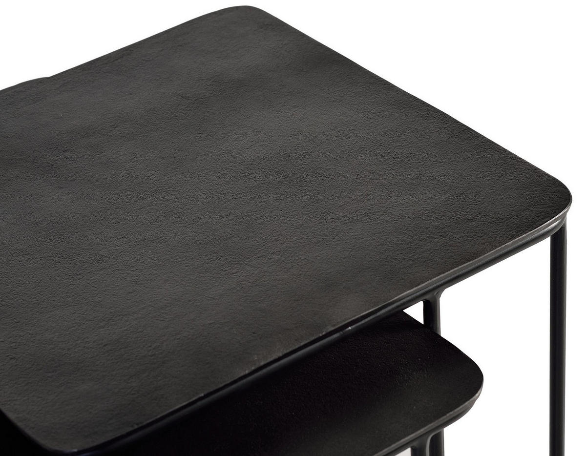 COUCHTISCH mit Bronzeplatte und Metallbeinen - Bronzefarben, Metall (62/62/41cm) - Giner y Colomer