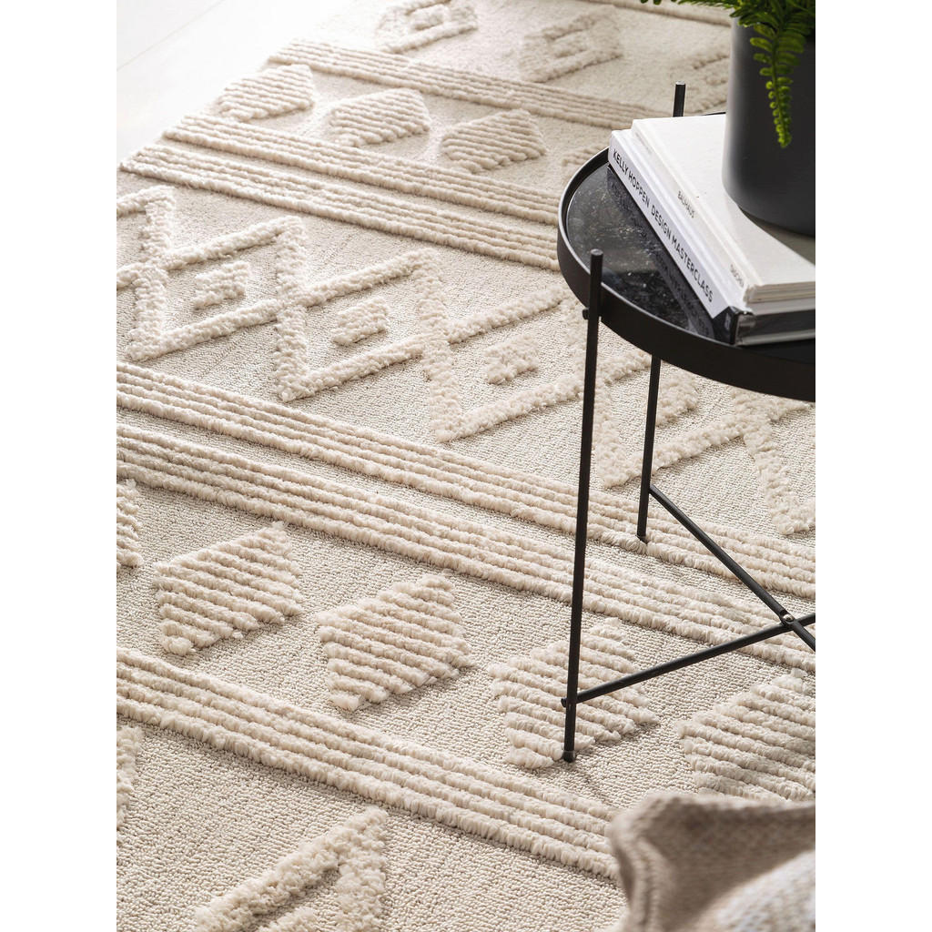 Thumbnail - benuta Pop Teppich, Creme, Textil, Rechteckig, 160x230 cm, Oeko-Tex® Standard 100, wasserabweisend, Teppiche & Böden, Te...