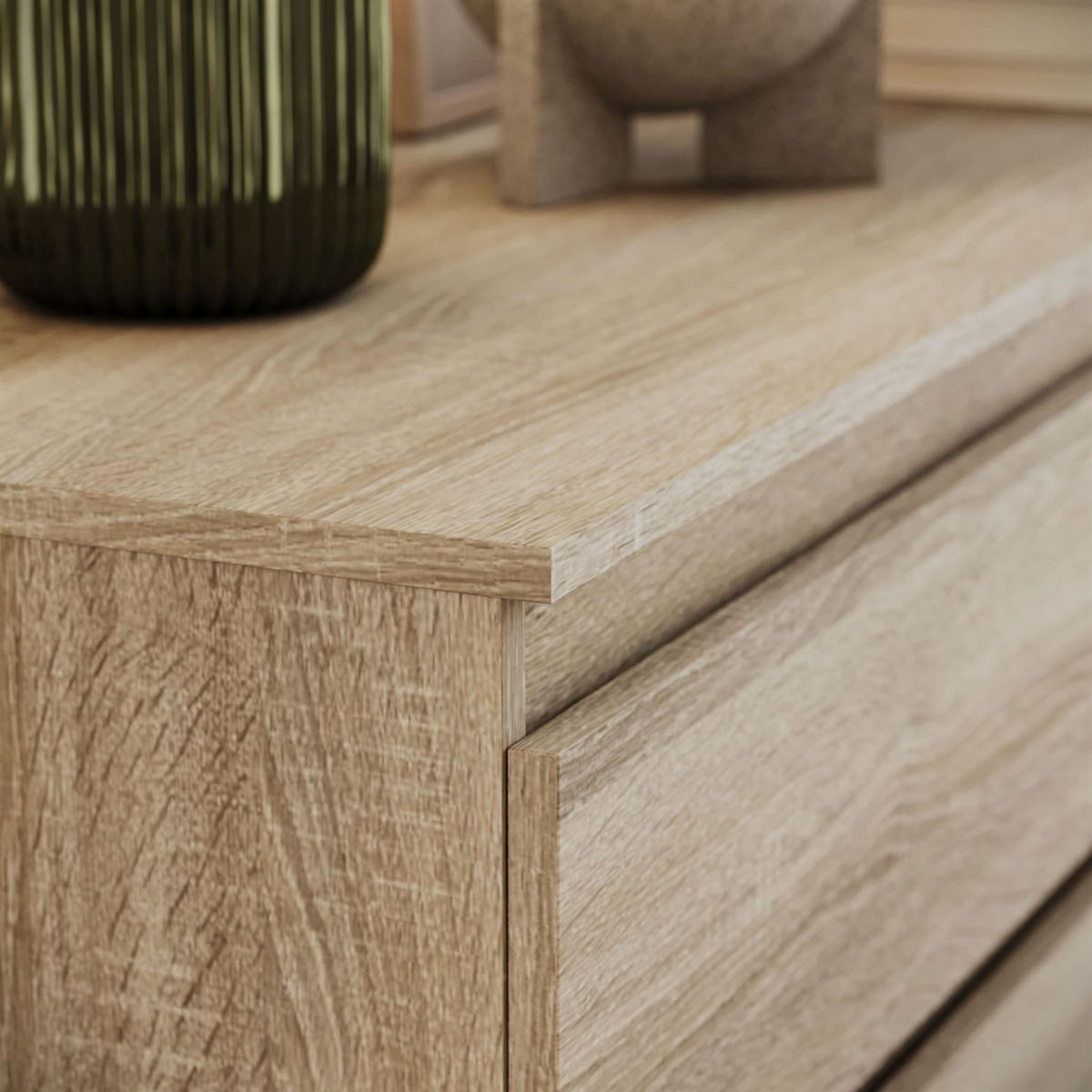 SIDEBOARD HANA M6 Sonoma Eiche 120cm - Sonoma Eiche, Holzwerkstoff (120/74.4/30cm) - Lookway