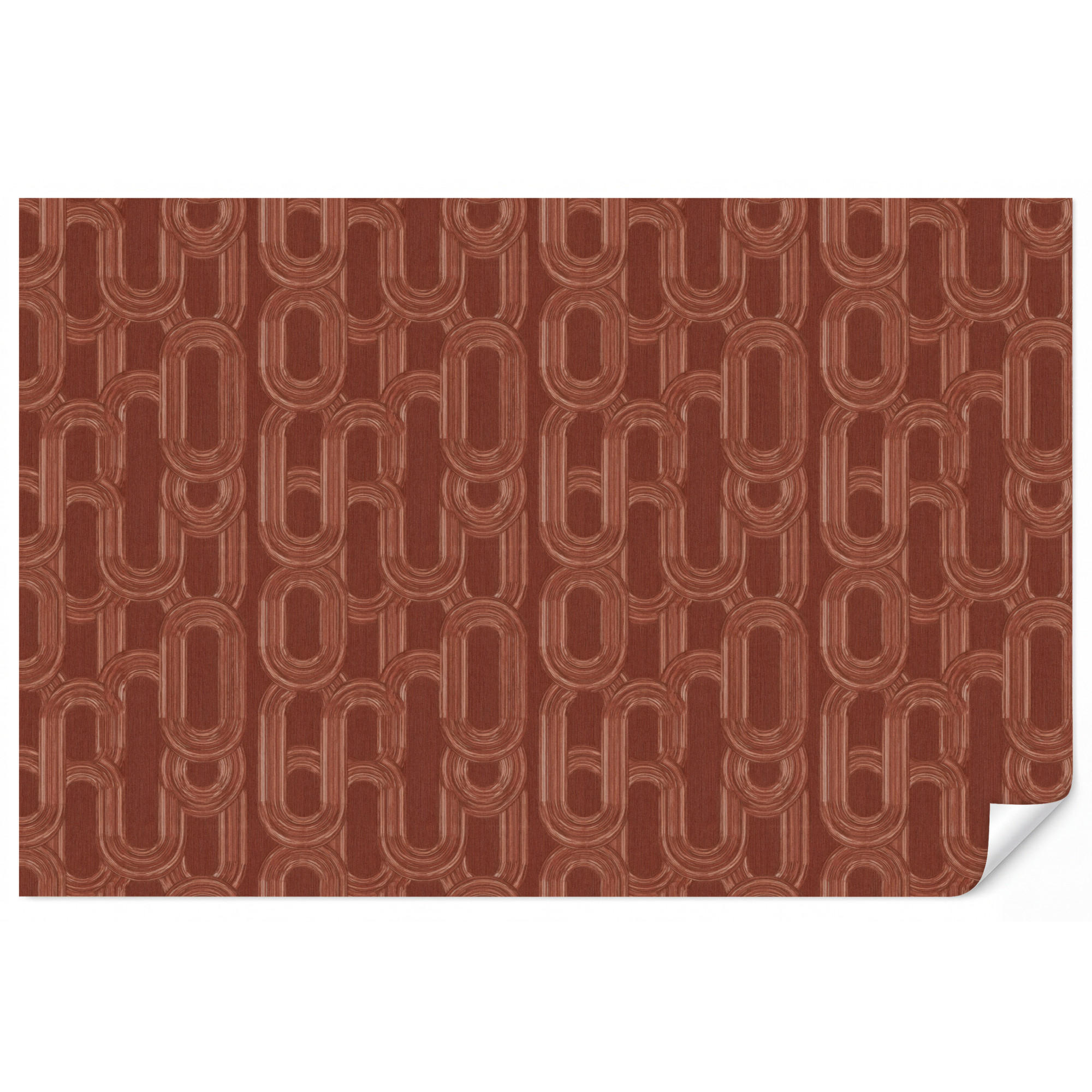 OnlyWow Tapete Terracotta 350x240 cm