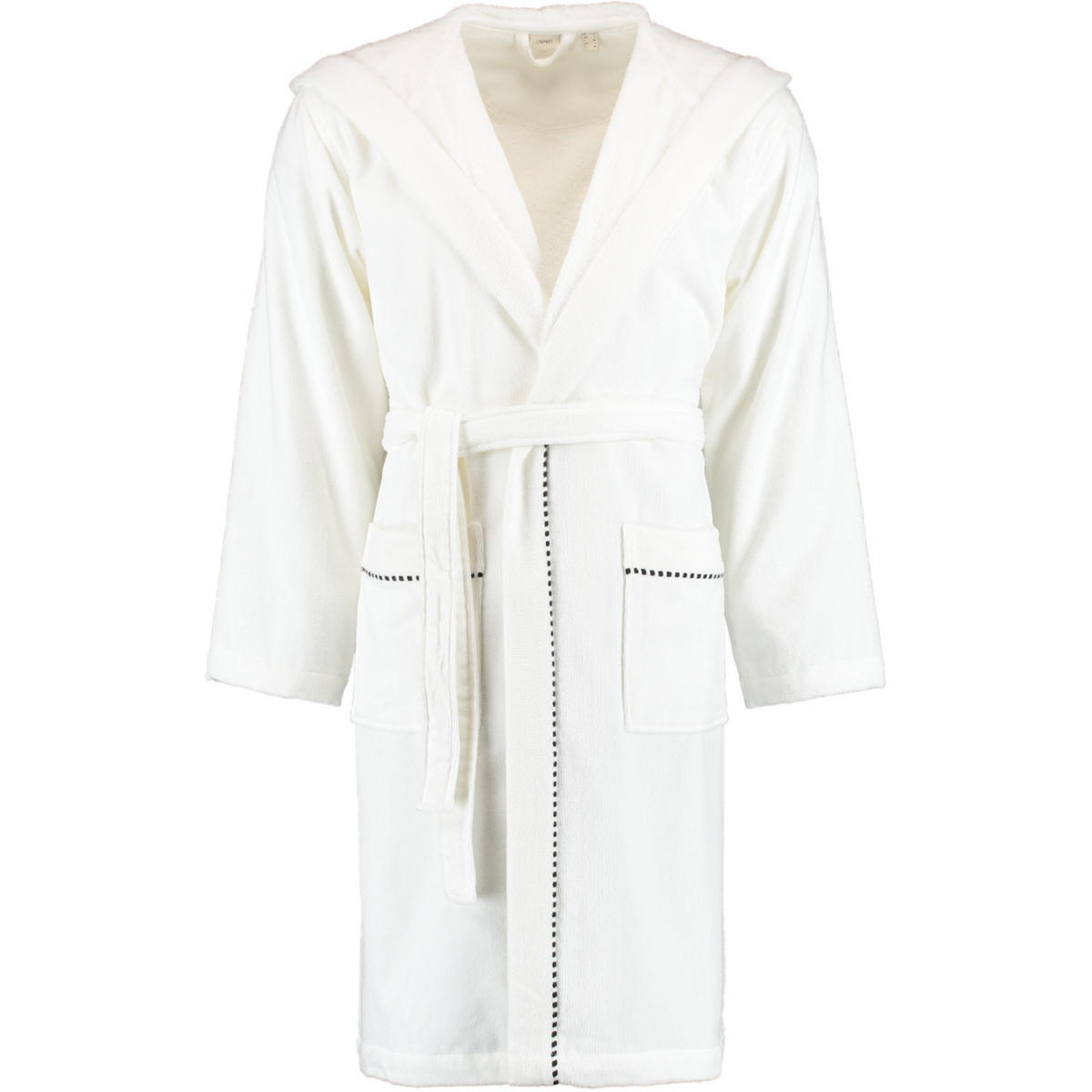 BADEMANTEL UNISEX KAPUZE BOX WHITE - 030 - Weiß, Textil (XXLnull) - Esprit