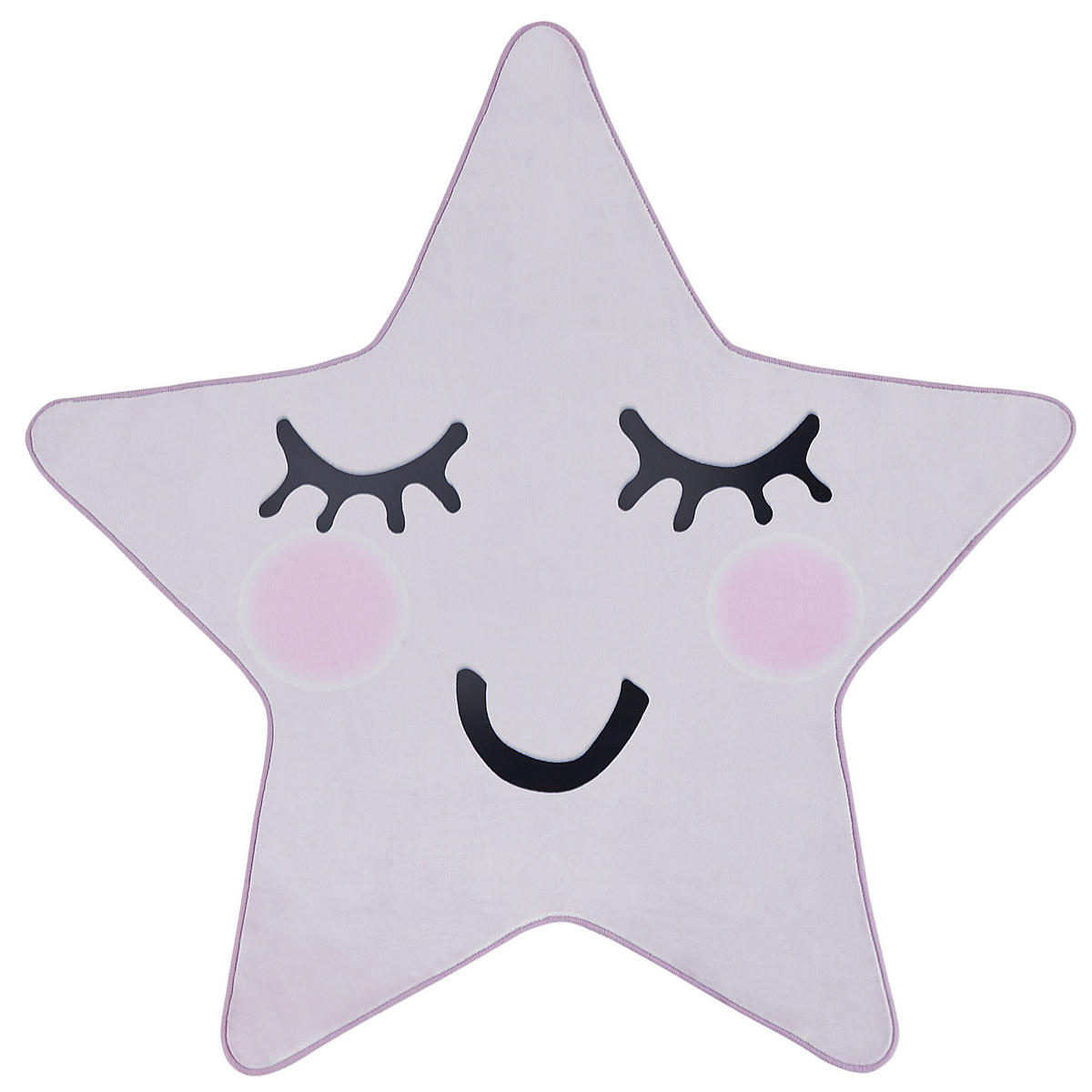 KINDERTEPPICH-Sirius 120/120 cm - Pink, Kunststoff (120/120cm) - Beliani