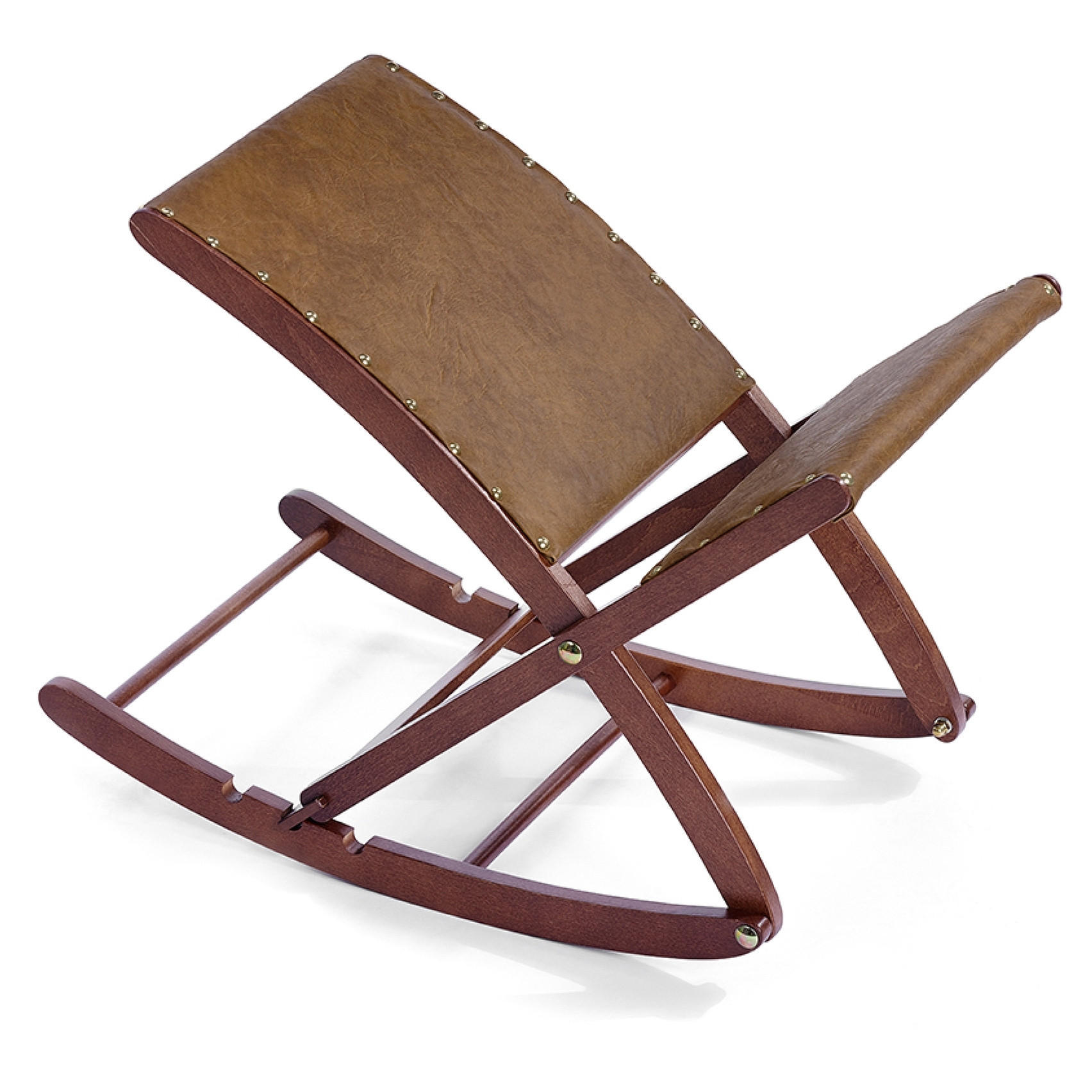 Maximex Schaukelfussbank Braun 52.5x59.5x38 cm