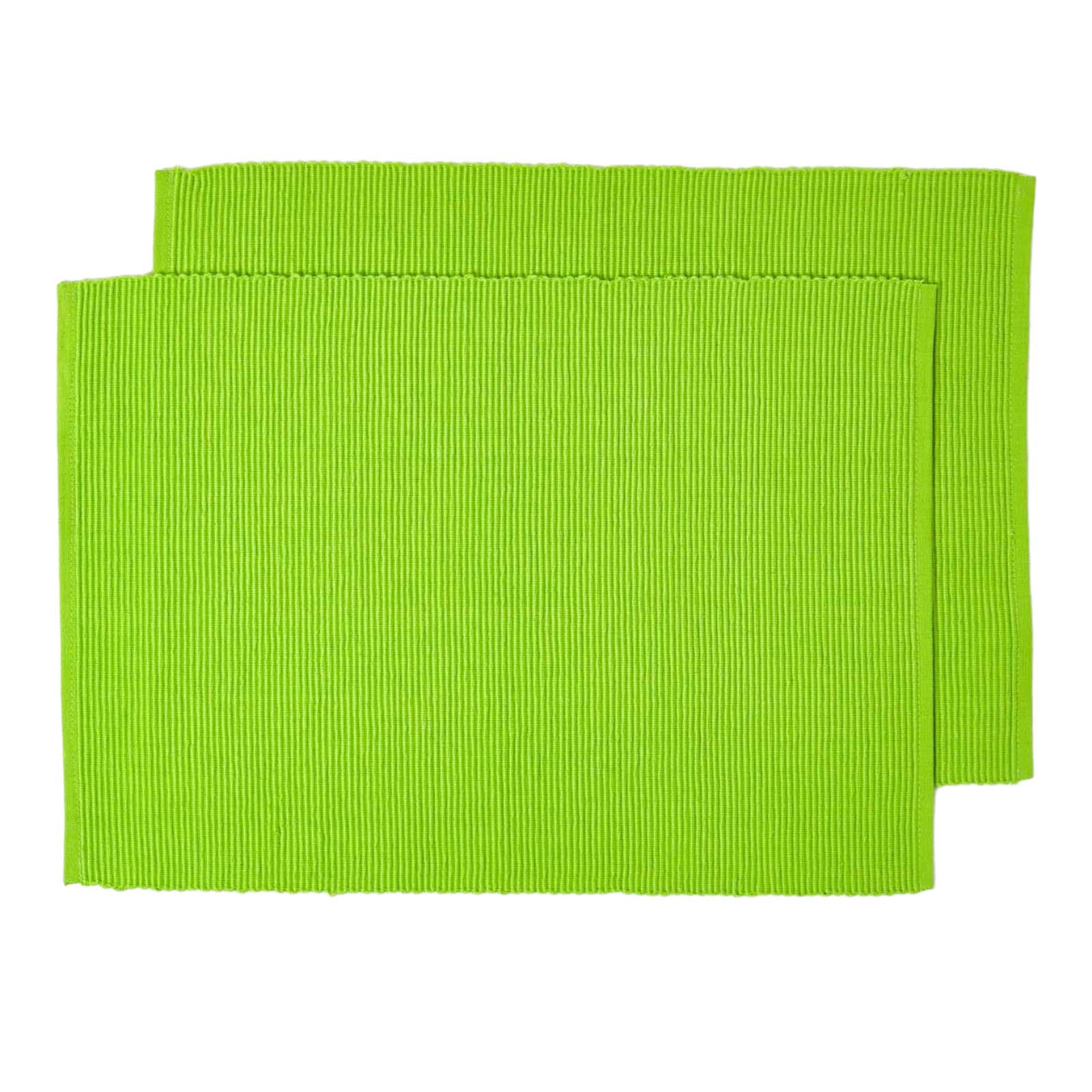 TISCHSET limette im 2er-Set 33/50 cm, 100% Baumwolle - Limette, Textil (33/50cm) - Homescapes