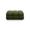 POUF Kendal aus Samt armeegrün - Olivgrün, Textil (104/45/72cm) - Micadoni