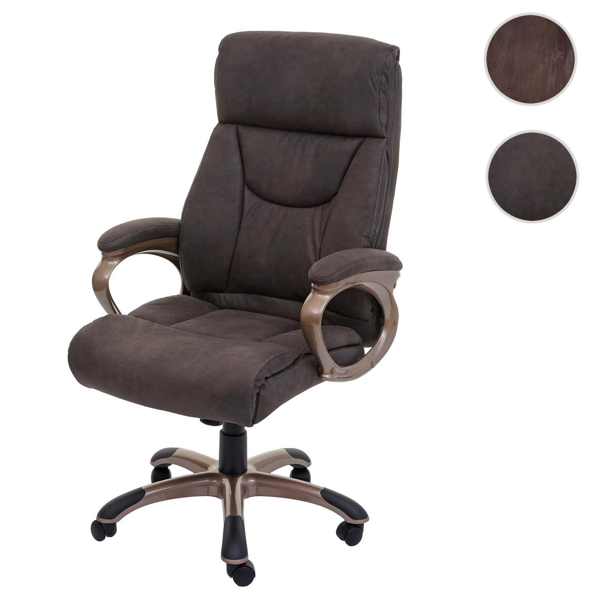 BÜROSTUHL Grau - Grau, Textil (68/120/74cm) - MCW