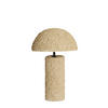 TISCHLAMPE Qazu Braun Ø30/48 cm - Beige, Papier (30/30/48cm) - Light & Living