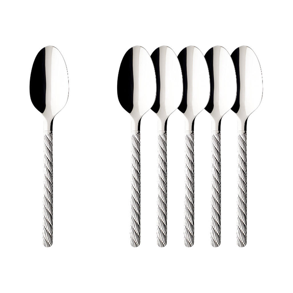 TAFELLÖFFEL Montauk silber 212 mm 6er Set - Silberfarben, Metall - Villeroy & Boch