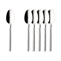 TAFELLÖFFEL Montauk silber 212 mm 6er Set - Silberfarben, Metall - Villeroy & Boch