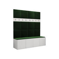 MOBILIER PENTRU HOL Orion V - alb/verde, material plastic/compozit lemnos (168/186/46cm) - MIRJAN24