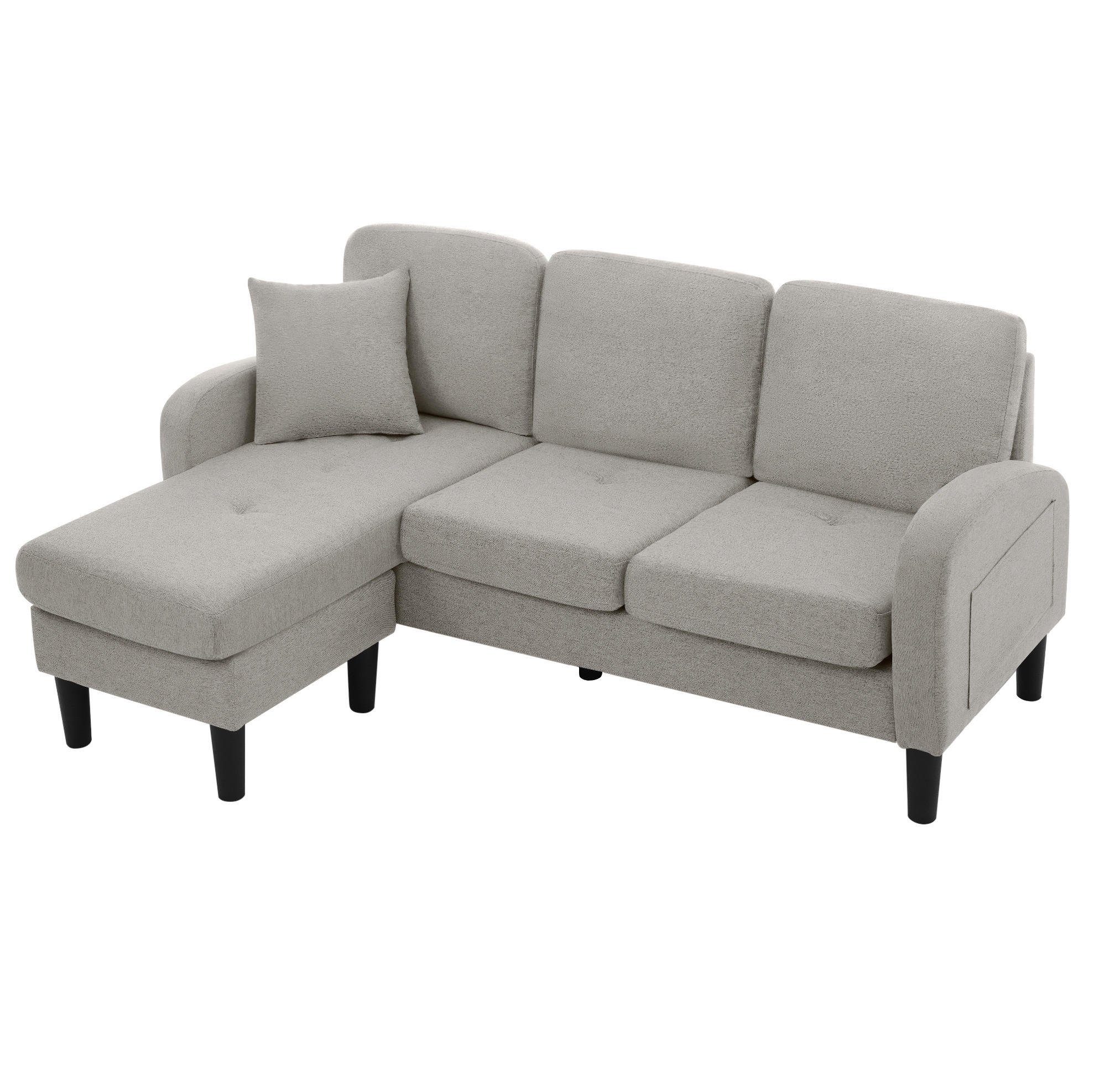 Ivmeu Sofa Grau 166x118 cm