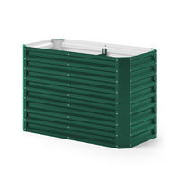 HOCHBEET Grün 120 x 60 cm - Grün, Metall (120/80/60cm) - OK-Living