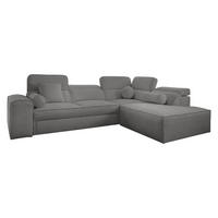 ECKSCHLAFSOFA Vito VII, Seite: Rechts - Dunkelgrau, Holz/Textil (276/214cm) - MIRJAN24